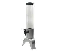 HGZLQKD Beer Dispenser Mimosa Tower Sturdy Margarita Beverage Drink Dispenser Tabletop for Party Kitchens, Restaurants, Silver, 1.5L