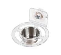 HGZLQKD Bird Feeder for Cage Food Container Portable Cage Accessories for Lovebirds Budgerigars, Style B