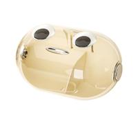 HGZLQKD Blender Holder Case Makeup Sponge Holder Wall Mounted Dustproof Makeup Powder Puff Holder Case for Cosmetic Sponges Make up, Beige