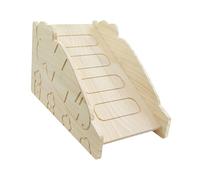 HGZLQKD Bunny House, Hamster Hideout, Sturdy Wooden Small Pets Activity Toy Habitat Decor for Ferret Small Animals Climbing Playing, Style H