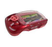 HGZLQKD Car Game Toy for Kids Simulation Driving with Light Musical Realistic Race Truck Handheld Game Machine for Children's Day, Red
