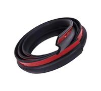 HGZLQKD Car Hood Sealing Strip Black Red Accessories Noise Reduction RV Truck Auto 4M Automotive Weather Stripping Rubber Seal Strip