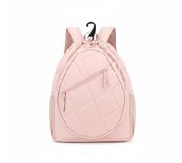 HGZLQKD Case Tennis Backpack Racket Bag Gear Organizer with Shoe Compartment Racket Stabilizer Strap Lightweight Polyester Suitable for Team, Pink, Pink