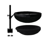 HGZLQKD Cat Bed Desk Clamp Pet Nest Bed with 2 Washable Mat Cat Hammock for Desktop for Home, black