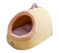 HGZLQKD Cat Bed Kitten Cave Bed Condo Stylish Small Animal House Cozy Hideaway Cat Nest for Dog Pomeranian Chihuahua Kitten Puppy, S