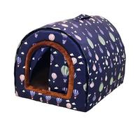 HGZLQKD Cat Cave Bed Washable Removable Cover Waterproof Tent Nonslip Bottom Pet House Dog Bed for Backyard Puppy Garden Feral Cats, Balloon 60x45x40cm