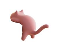 HGZLQKD Cat Hook for Desk Edge Handbag Hanger Multipurpose Practical Self Sticky Table Hook for Meeting Room School and Office Home, Pink