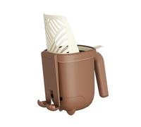 HGZLQKD Cat Litter with Holder, Litter Box er Deep Spade Sifter,Fecal Spoon with Trash Container for Fast Sifting