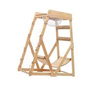 HGZLQKD Cat Tree for Indoor Cats Cat Scratching Post Playground Bed Playing House Cats Jumping Toy Grind Claws Kitty Climbing Frame, A