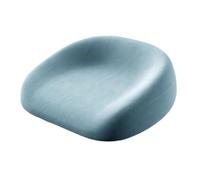 HGZLQKD Children Seat Cushion Featuring Enhanced Booster Function Comfortable Memory Foam Straps Non-Slip Chair Base Support Suitable for Mealtime Creative Activities Study, Blue, 6-8cm
