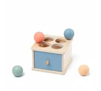 HGZLQKD Children Shape Sorter Wooden Learning Activity Cube Shape Sorting Matching Blocks Preschool Toy Set child-friendly smooth wood with pull-out drawer, Pitching Box