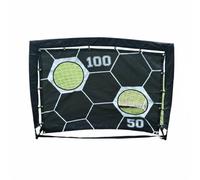 HGZLQKD Children Soccer Goal Target Net Kids Soccer Goal Practice Net Portable Foldable Frame Oxford Cloth Fiberglass Design With Target Holes suitable for garden play youth training indoor
