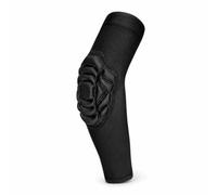 HGZLQKD Children Sports Elbow Pad Sleeve Protector Guard With Molded Impact Cushion Non Slip Design Flexible Seam Construction Polyester Spandex EVA suitable , Black , YXXS Suggested Weight 20-30 Jin