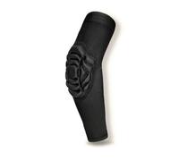 HGZLQKD Children Sports Elbow Pad Sleeve Protector Guard With Molded Impact Cushion Non Slip Design Flexible Seam Construction Polyester Spandex EVA suitable , Black , YXS Suggested Weight 30-45 Jin