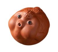 HGZLQKD Chinese Zisha Tea Pet, Clay Creative Collectible Home Office Ornament Water Tea Tray Accessories Handmade, Red