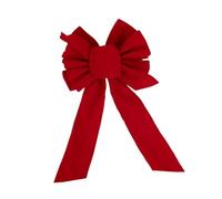 HGZLQKD Christmas Tree Topper Large Christmas Bow Decorative Ornament Red Big Bow Decor for Party Indoor Outdoor Holiday, 30cm