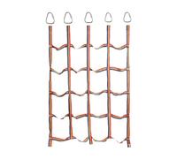HGZLQKD Climbing Net for Kids Outdoor Colorful Rope Netting Obstacle Course Training Indoor Jungle Gym Equipment Climbing Cargo Net