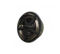 HGZLQKD Clock Mainspring Mechanical Movement Mainspring Assembly Component With Cylindrical Metal Case Wound Spring Mounting, 7 Inch, 15-Day Mainspring With 6.2cm Shaft Length