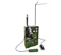 HGZLQKD Communication Radio Broadcast Accessory Vintage Telegraph Model Authentic Wired Elements Collector’s Item Suitable for, Army Green, Large Model, Non-Luminous, Non-Electric, Type A