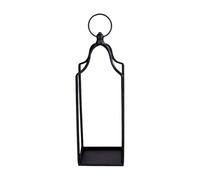 HGZLQKD Decorative Candle Lantern Metal Candle Stand Housewarming Gift Ornament Decoration for Pathway Living Room Christmas Tree, L