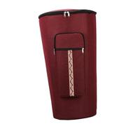 HGZLQKD Djembe Drum Bag African Drum Carry Case Backpack Dustproof Scratch Resistant Dark Red Musical Instrument Accessory Padded, for 11 inch
