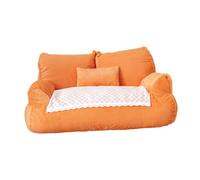 HGZLQKD Dog Sofa Sofa Bed Anti Slip Bottom Pet Bed Furniture with Pillow Soft Pet Couch Pet Lounger for Kitty Kittens All Breed Cat, XL