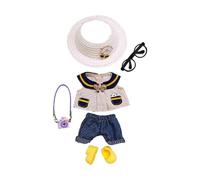 HGZLQKD Doll Clothes Comfortable DIY Pretend Play Stylish Outfit Girls Gifts, Purple Camera