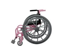 HGZLQKD Doll Wheelchair Toy 30cm,Movable Miniature Simulation Wheelchair Model, 1:6 Scale Dollhouse Accessories for 11.5" Dolls