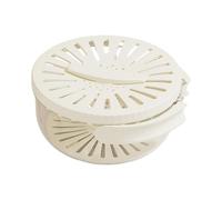 HGZLQKD Drain Basket Removable Basket with Adjustable Vent Practical Fridge Storage Container Keeper Container for Strawberry, White