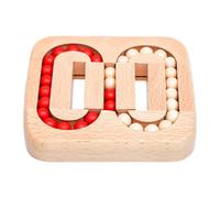 HGZLQKD Educational Rotating Finger Toy, Wood, Top, Anti-, Wood Bead