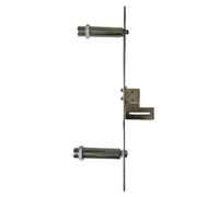 HGZLQKD Elastic Band Sewing Attachment with Two Metal Rollers and White Feed Rings for Garment Processing Equipment Guiding Stretched Elastic Suitable for Cuffs Sleeves and Hems, Style B