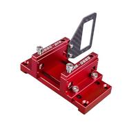 HGZLQKD Engine Run in Test Stand Metal Carbon Fiber Servo Mounting Plate Portable Aircraft Model Engine Break in, Red