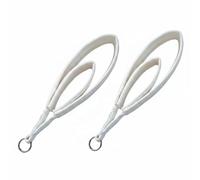 HGZLQKD Exercise Straps Pilates Double Loop Strap Reformer Strap Resistance Band Gentle Skin Feel Fleece Cover Polyester Cotton With Easy Grip Options