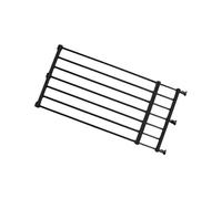 HGZLQKD Expandable Gate Retractable Dog Gate Room Divider Pet Supplies Portable Small Pets Gate Puppy Fence Gate for Doorway Outdoor, Black Height 42cm