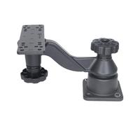 HGZLQKD Fish Mount Base Fish Bracket 360 Degree Adjustable Sturdy Lightweight Rack Depth Mount for Kayak Rails, Style A