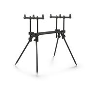 HGZLQKD Fishing Rod Holder Ground Insert Stand With Adjustable Clamp Stable Bankstick Support With Pointed Legs And Elevated Rod Rest Aluminum Alloy Build suitable for bank fishing gravel shores