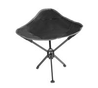 HGZLQKD Foldable Camping Stool, Small Foldable Chair, Compact Portable Folding Stool for Adults, Backpacking, Barbecue Fishing Picnic, black
