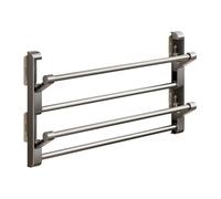 HGZLQKD Foldable Wall Mounted Shoe Rack Shoe Drying Rack Organizer Multipurpose Practical Towel Hanger for Kitchen RV Closet Door, 50cmx29.5cmx8.5cm