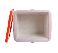 HGZLQKD Food Grade Ice Chest, Orange, 60L | Large Capacity 60L, , Easy-to-Clean, Container, for Picnics, Road Trips,