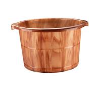 HGZLQKD Foot Bath Basin Pedicure Bowl with Handle Hot Tub Household Gift Foot Wash Bucket Foot Soaking Basin for Home Women and Men, M