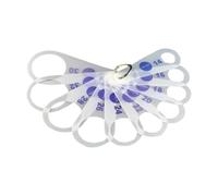 HGZLQKD Fruit Diameter Gauge Ruler, Measurement Device, Lightweight for Fresh Sizing Multi Holes Versatile Blueberry Measuring Ruler, White