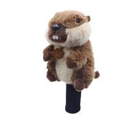 HGZLQKD Golf Club Head Cover Driver Cover Protector Sleeve With Soft Padding And Extended Knit Shaft Sleeve Faux Textile Cute Critter Design suitable for storage everyday rounds locker room display