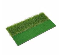 HGZLQKD Golf Double Turf Golf Mat Hitting Mat Training Mat Swing Mat With Thick EVA Base For Stable Impact Absorption Suitable for indoor practice range, 30 60CM