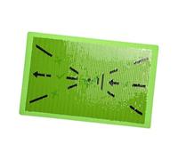 HGZLQKD Golf Hitting Mat with Swing Path Feedbacks,Rubber Backing Direction Correct Practice Mat Swing Training Pad for Backyard Yard, Black Wire