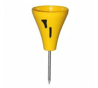 HGZLQKD Golf Practice Equipment Golf Marker Tee Marker Cone Marker Cup Marker Cone Form With Open Rims And Printed Sides For Fast Identification On The Course Suitable for course coaching, Yellow