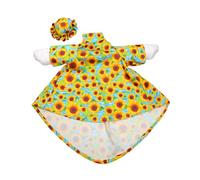 HGZLQKD Goose Figurine Outfit Lawn Art Decoration Holiday with Hat Sunflower Costume Goose Statue Clothes for Patio Spring Summer