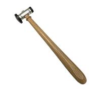 HGZLQKD Guitar Fret Hammers Wooden Handle Guitar Repair Tool Rubber Mallet Double Headed for Bass Ukulele String Instrument Mandolin, Flat