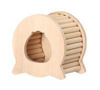 HGZLQKD Hamster Wood House Hideout Cage Accessory, Tiny Gerbils Dwarf Hamsters Hut Play Rest Habitat Decor Cage Decor Exploring Toys, Octopus