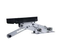HGZLQKD Heavy-Duty Aluminum Outboard Motor Bracket with Nylon Base for Powerboats (20HP), Easy Assembly, Professional Grade, Black Base