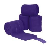 HGZLQKD Horse Leg Protectors Wraps Bandages Boots Fleece Construction With Hook and Loop Strap Extended 2.75m Length for Uniform Compression and Gentle suitable for schooling exercise , Purple